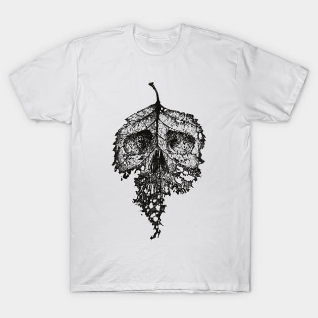 Dead Leaf T-Shirt by Moutchy